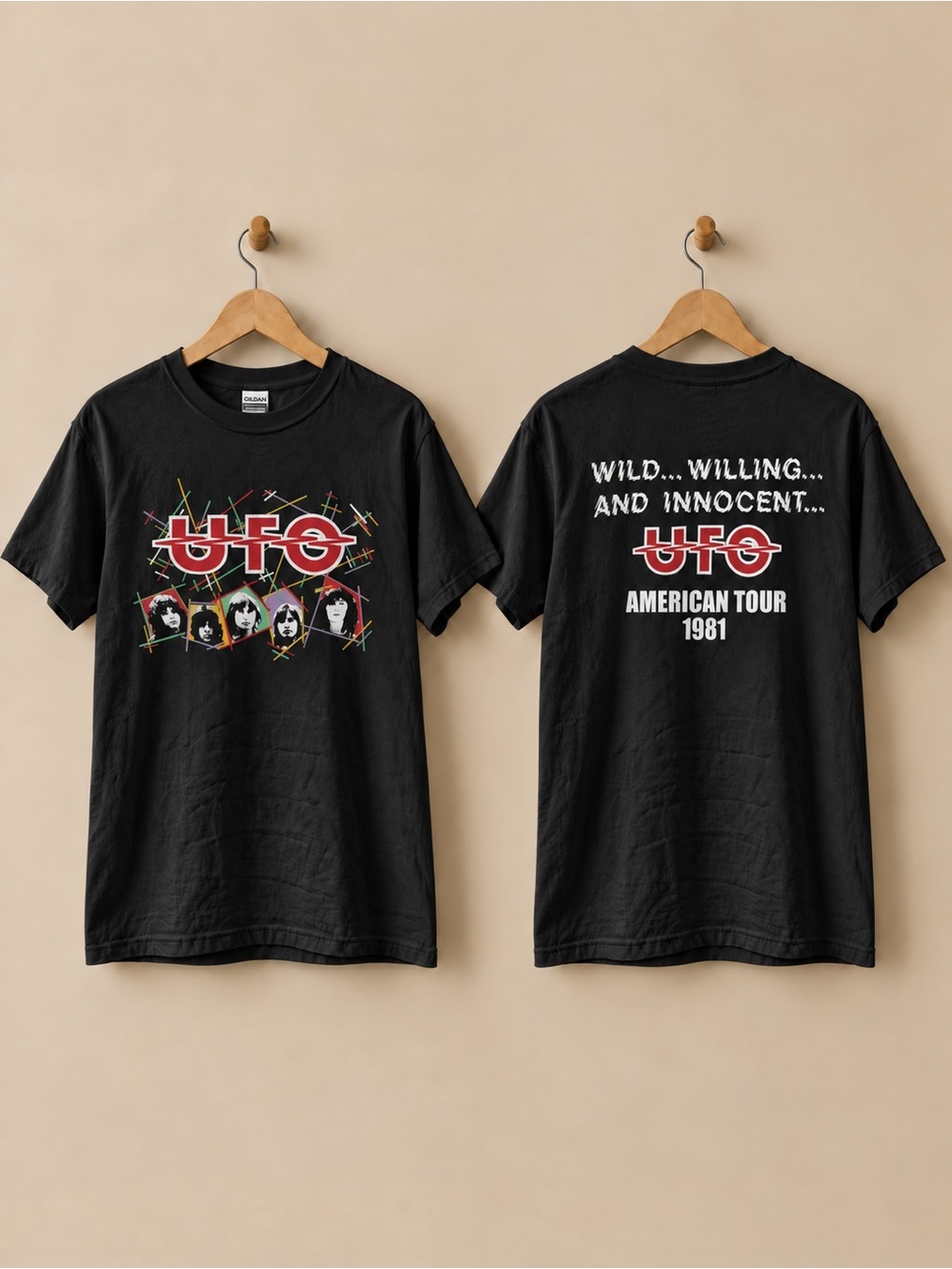 UFO Band Graphic Unisex Reprint T-Shirt